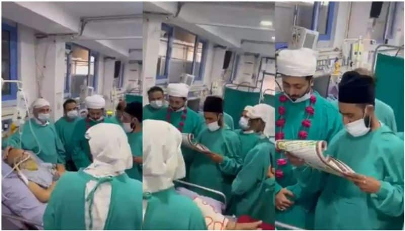 hospital hosts nikah in ICU after Father falls ill days before daughters' wedding