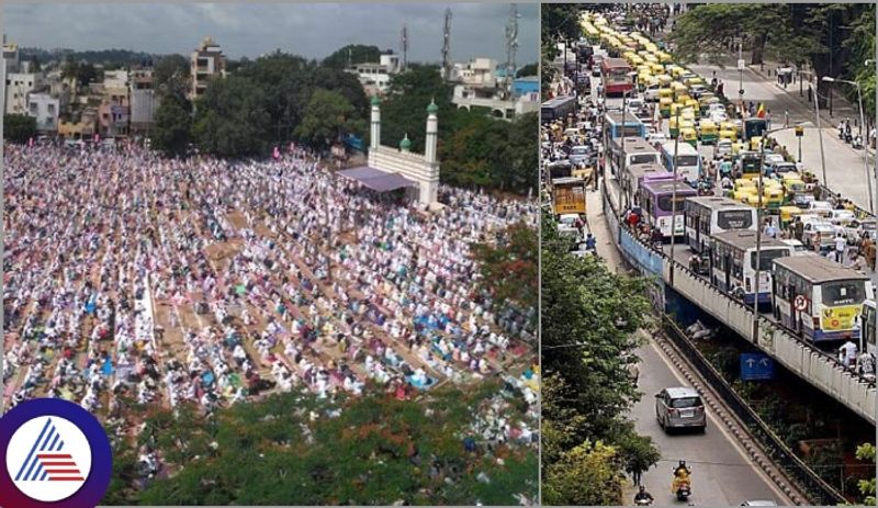 Bengaluru police traffic route changes around YMCA grounds as Eid Milad sat