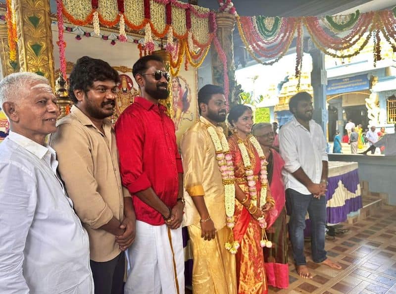 Vinayak chandrasekaran weds Priya Good Night Movie Director Marriage Photos viral gan