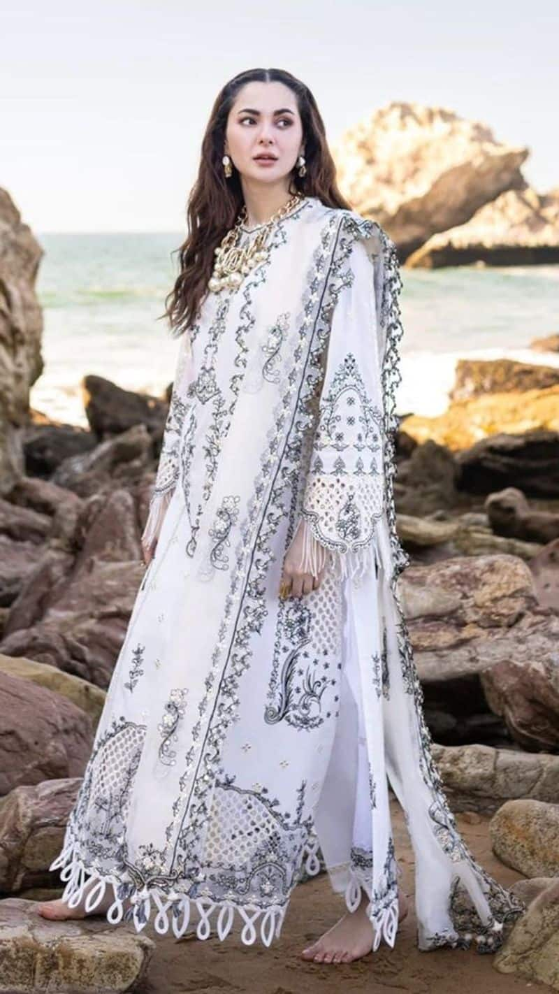 8 Women chikankari suit design latest with dupatta kxa 