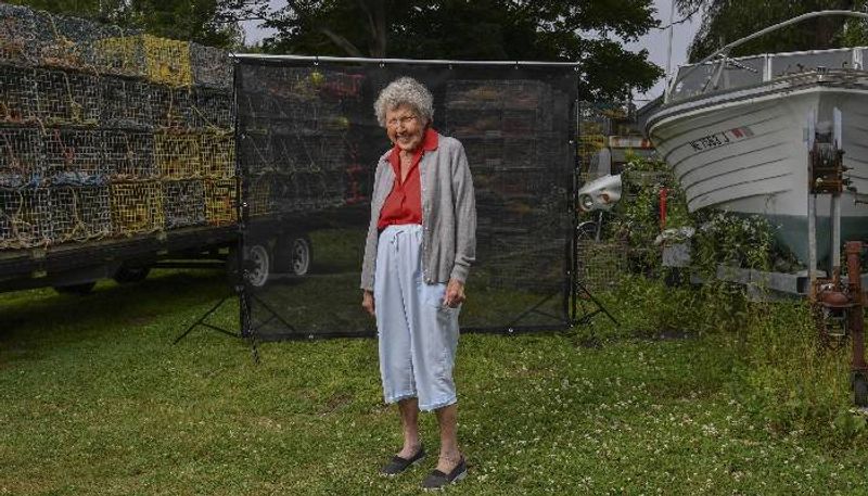 104 year old Virginia Ginny Oliver Lobster Lady