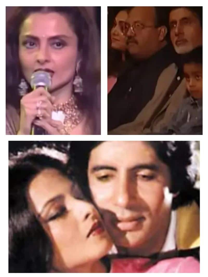 Rekha skipped Amitabh Bachchan's name during Filmfare award acceptance ATG