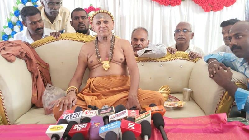 nithyananda will not allowed to enter a adheenam said madurai adheenam in kanchipuram vel