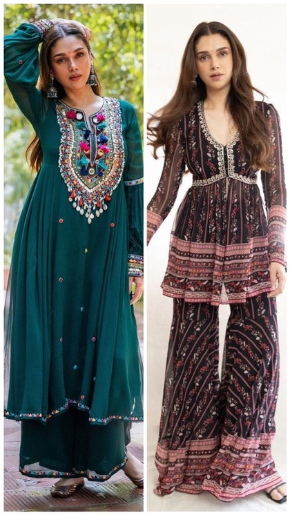 सहेलियों को ट्रेडीशनल लुक में देंगी मात,पहनें Aditi Rao Hydar के Kurta