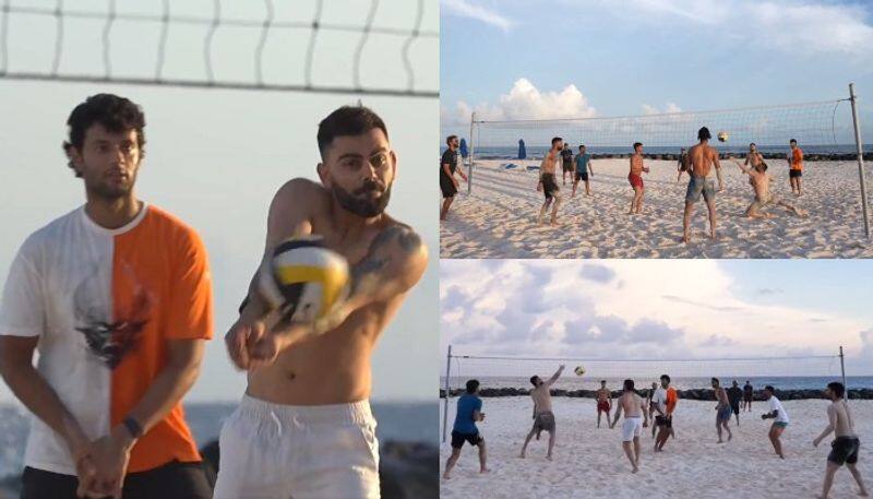 T20 WC 2024: Shirtless Virat Kohli leading India's beach volleyball game ahead of Super 8s goes viral (WATCH) vkp