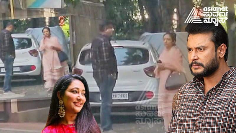 Actor darshan wife vijayalakshmi meet senior advocate Ravi B Naik over Renukaswamy murder case gow