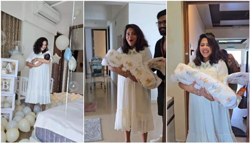 amala paul Hebbuli Movie Actress Gives birth to her First son san