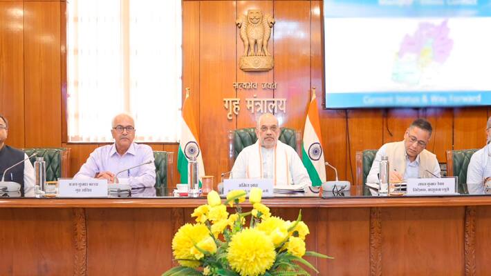 Amit Shah Manipur meeting