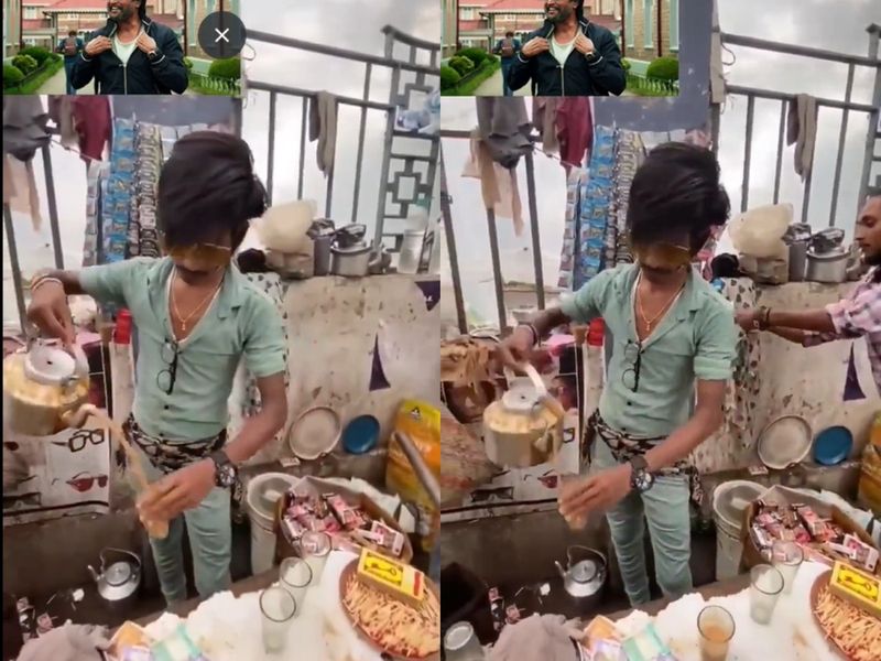 Superstar Rajinikanth fan from North india who making tea with rajini style video goes viral Rya