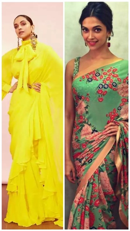 चेहरे का बढ़ जाएगा दोगुना नूर, जब पहनेंगी Deepika Padukone सी 7 Saree