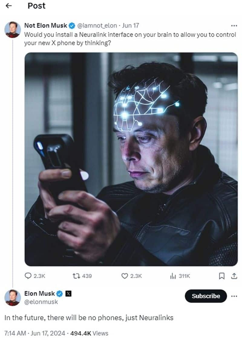 Elon Musk says there will be no phones in future, only Neuralinks will exist sgb