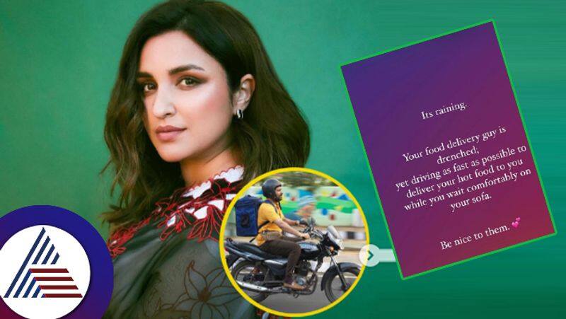 Parineeti Chopra expresses her heartfelt gratitude to food delivery agents being trolled