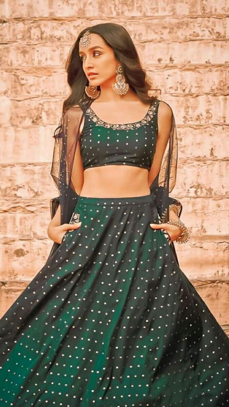 Shraddha Kapoor 8 stylish lehenga for women party wear kxa