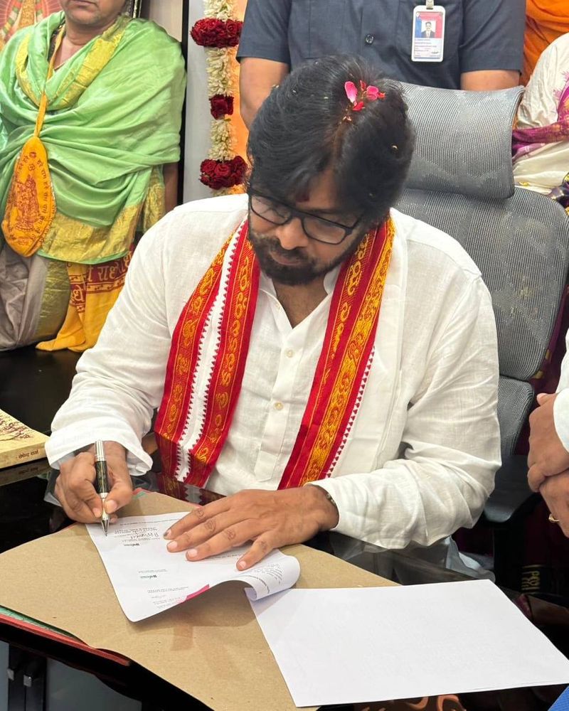 Pawan Kalyan took charge as Deputy CM GVR