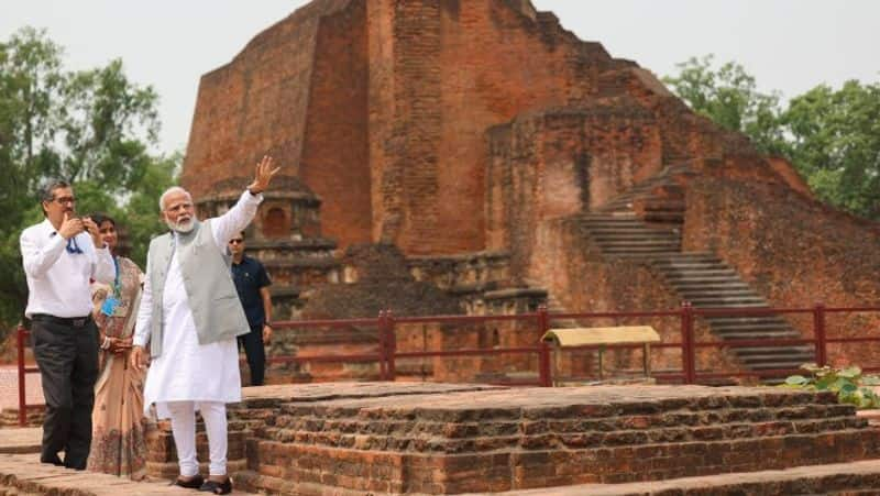 Nalanda University New campus The new campus is created to be a replica of the historic Nalanda University PM Modi inaugurated  XSMN