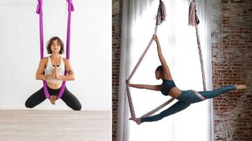 Aerial Yoga For weight loss International Yoga Day 2024 xbw