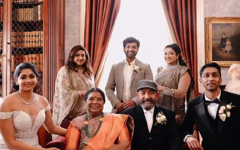 Anitha Vijayakumar Daughter Diya Wedding Reception in London Photos viral gan