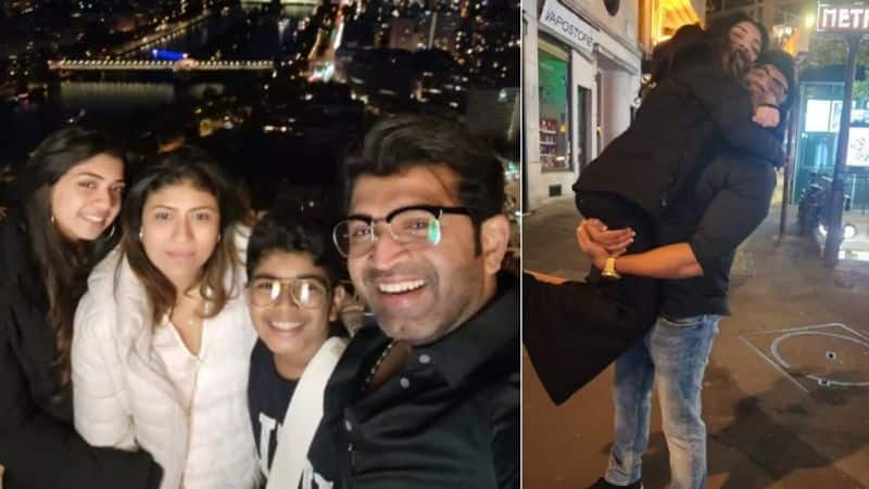 arun vijay wife aarathi shares unseen photos of foreign trip with family gan