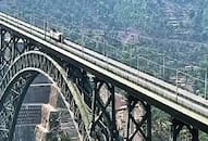 World s Highest Railway Bridge Railways conducts successful trial run on Chenab Rail Bridge iwh