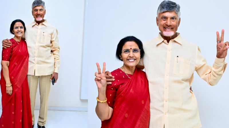 AP CM  Nara Chandrababu  Naidu  birthday wishes to his wife Bhuvaneshwari AKP