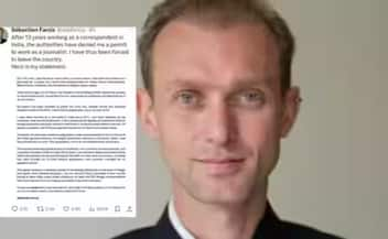 French journalist Sebastien Farcis claims 'forced to leave India' after permit renewal denies; read statement snt