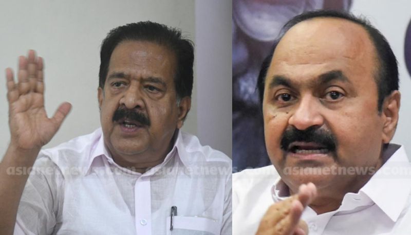 Ramesh Chennithala angry absent in opposition leader VD Satheesan treat