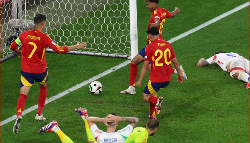 football Euro 2024: Spain edge past Italy 1-0 with Calafiori own goal in thriller, advances to knockout stage snt