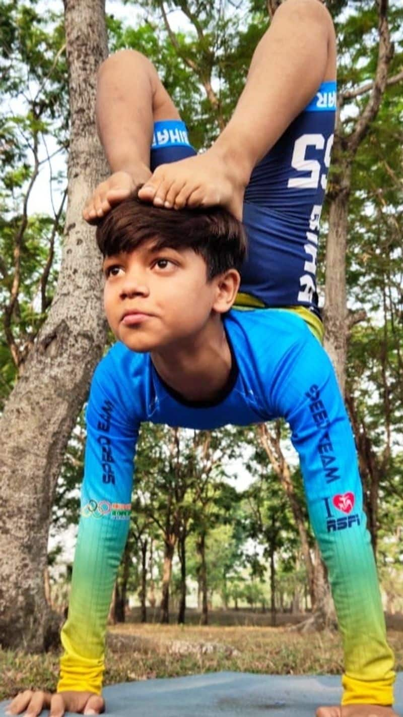 Young Achievers: Meet This 12-Year-Old Yoga Master from Bihar Rudra Pratap Singh iwh