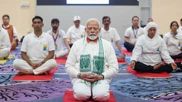  international yoga day 2024 celebration PM Modi easy yoga posture in old age xbw