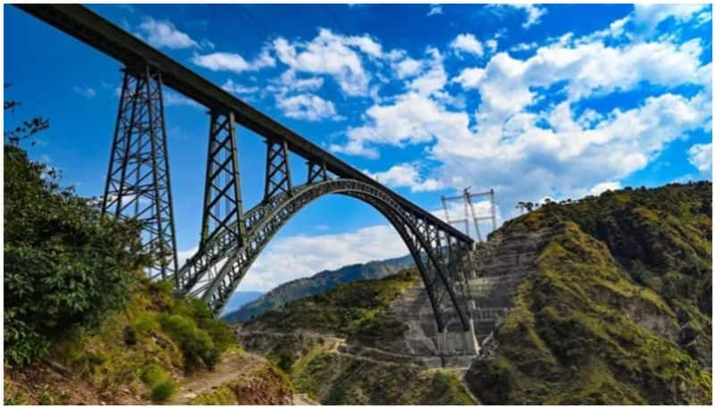 eighth wonder of the world says indian railway tallest railway bridge in the world opens soon