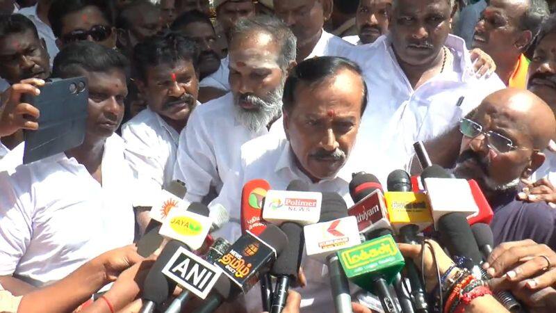 if udhayanidhi stalin will take a charge to deputy cm of tamil nadu hindu dharma will face a biggest danger said h raja vel