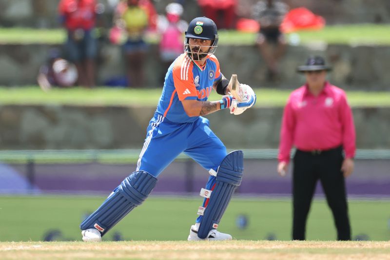 Virat Kohli becomes the first player to complete 3000 runs in ICC T20-ODI Cricket World Cup RMA 