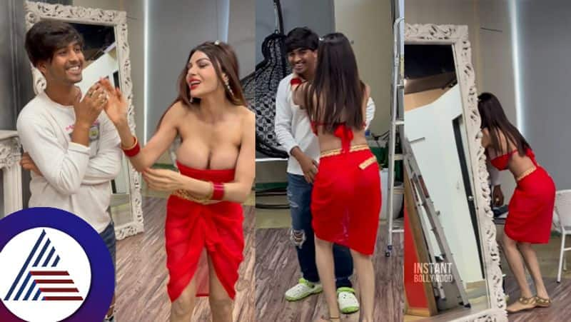 Sherlyn Chopra   catched boy and kissing him video viral has been trolled by netizens suc