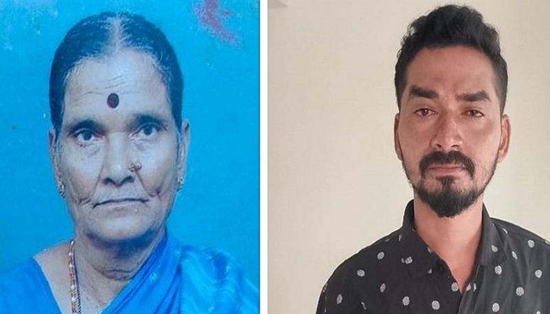 Son Killed 80 Year Old Mother in Mandya grg 