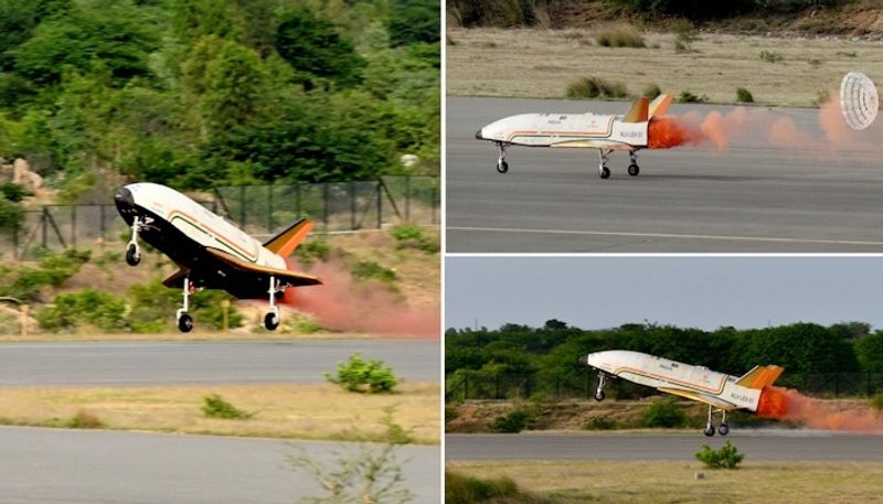 ISRO achieved hat trick success in Reusable Pushpak Landing Experiment ckm 