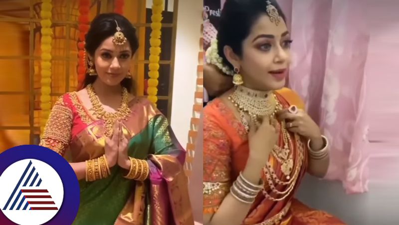 Amrutadhare Bhoomika Chaya Singh dressed up like a bride Fans reacts to video suc