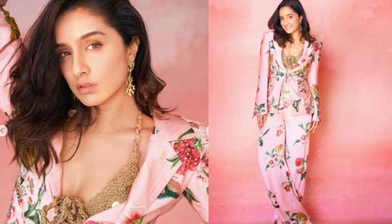 Shraddha Kapoor looks dreamy in fresh floral pant suit