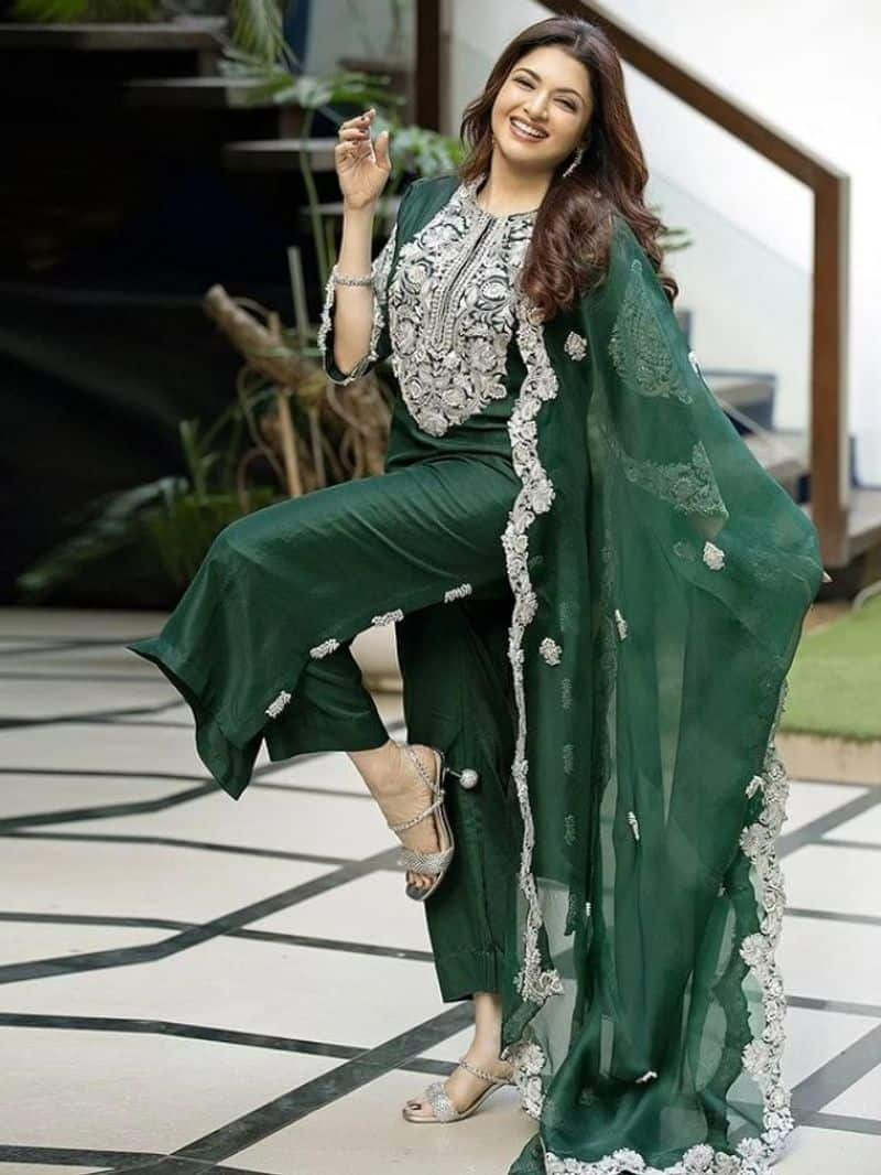 Bhagyashree latest kurta set 2024 zkamn