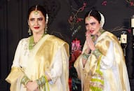 Zaheer Iqbal Sonakshi Sinha wedding Rekha Kanjivaram silk banarasi saree collection kxa