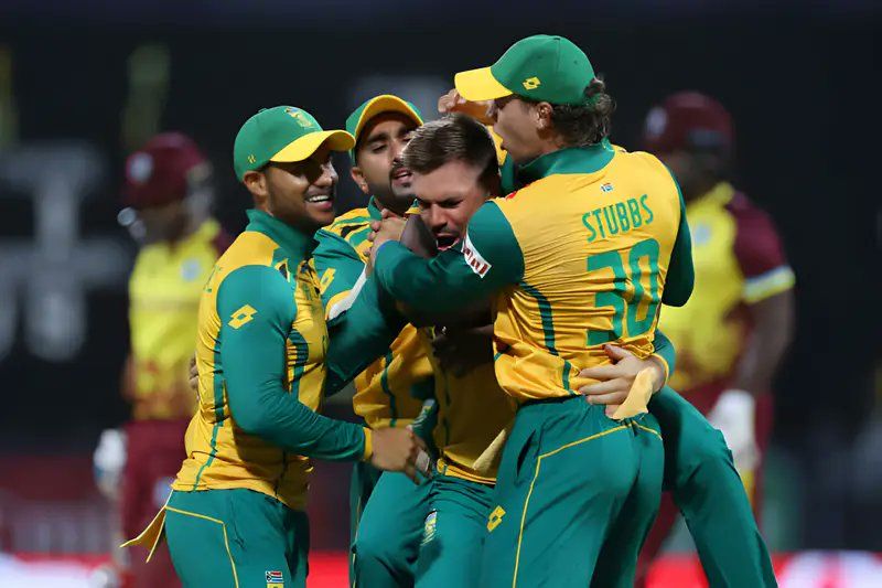 South Africa Beat West Indies by 3 Wickets DLS Method in 50th Match, Super 8 in T20 World Cup 2024 rsk