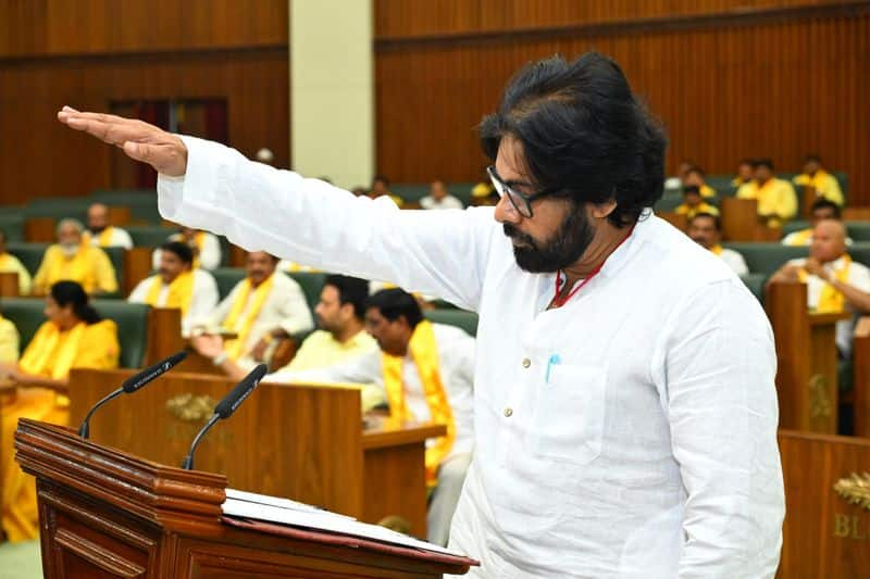 Deputy CM Pawan Kalyan First Signature with Fan gifted Rs.10 pen GVR