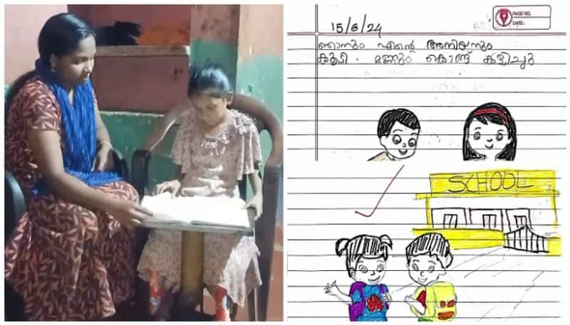 viral diary of 6 year old sudeepa attappady 