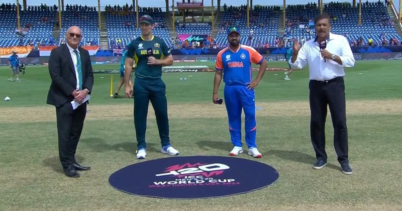 Australia Won the Toss and Choose to Bowl First Against India in Super 8 Match T20 World Cup 2024 at St Lucia rsk