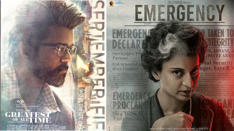 Kangana Ranaut Directional Emergency movie release date announced its clash with vijay's GOAT gan