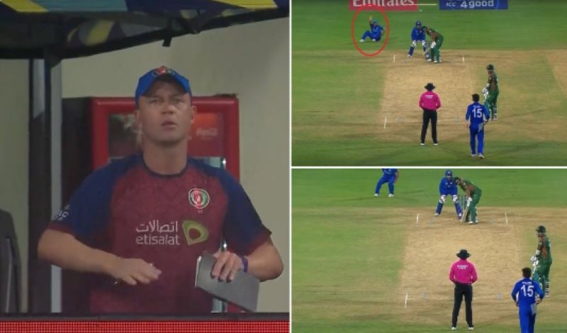 High drama in AFG vs BAN match beyond Oscar performance..  Jonathan Trott - Gulbadin Naib Video Viral RMA