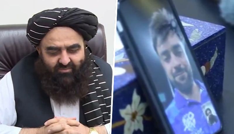 Taliban Foreign Minister speaks to Afghanistan cricket team captain Rashid Khan over video call  AKP