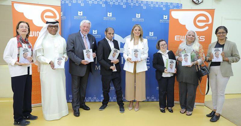 ewings sponsors autobiography of man with Cerebral Palsy uae