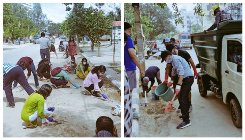 Video of techies cleaning roads in Bengaluru goes viral 