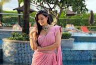 Shweta Tiwari stylish designer saree zkamn