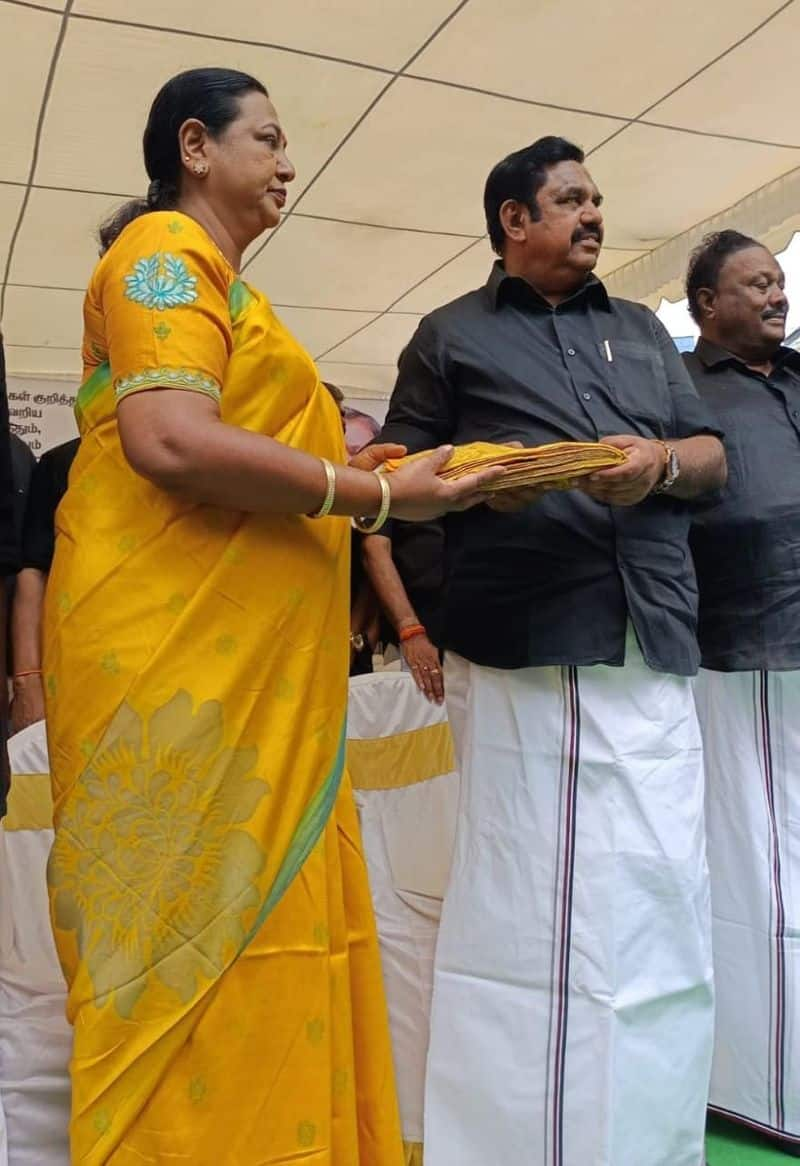 Premalatha on behalf of Dmdk supports EPS hunger strike over Kallakurichi incident KAK